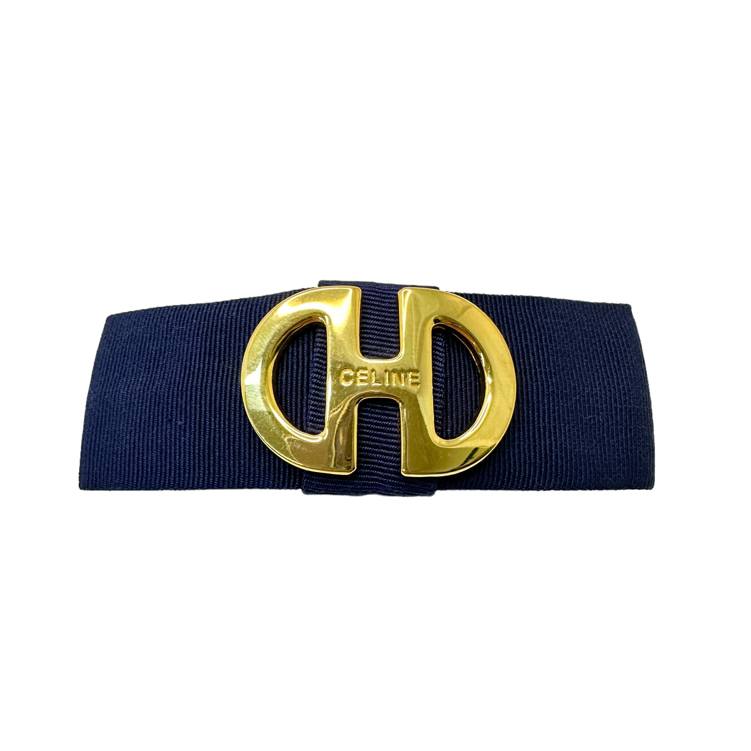 セリーヌ　カチューシャ　白 CELINE logo hair band headband hair accessories Plastic