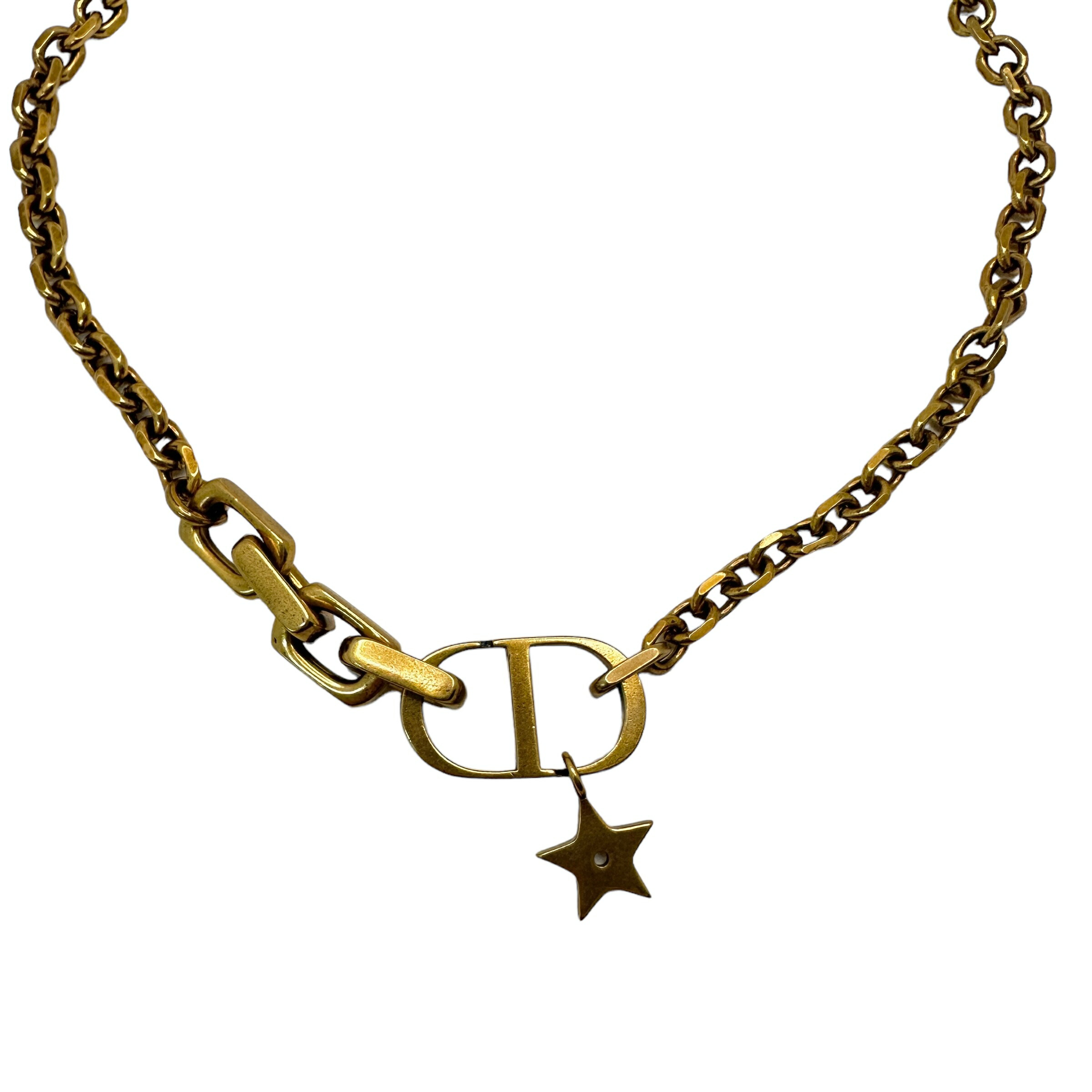 アクセサリー Christian Dior Petit CD N1155PMTCY_D301 Dior Petit CD Double Necklace N1155PMTCY_D301 Pendant White