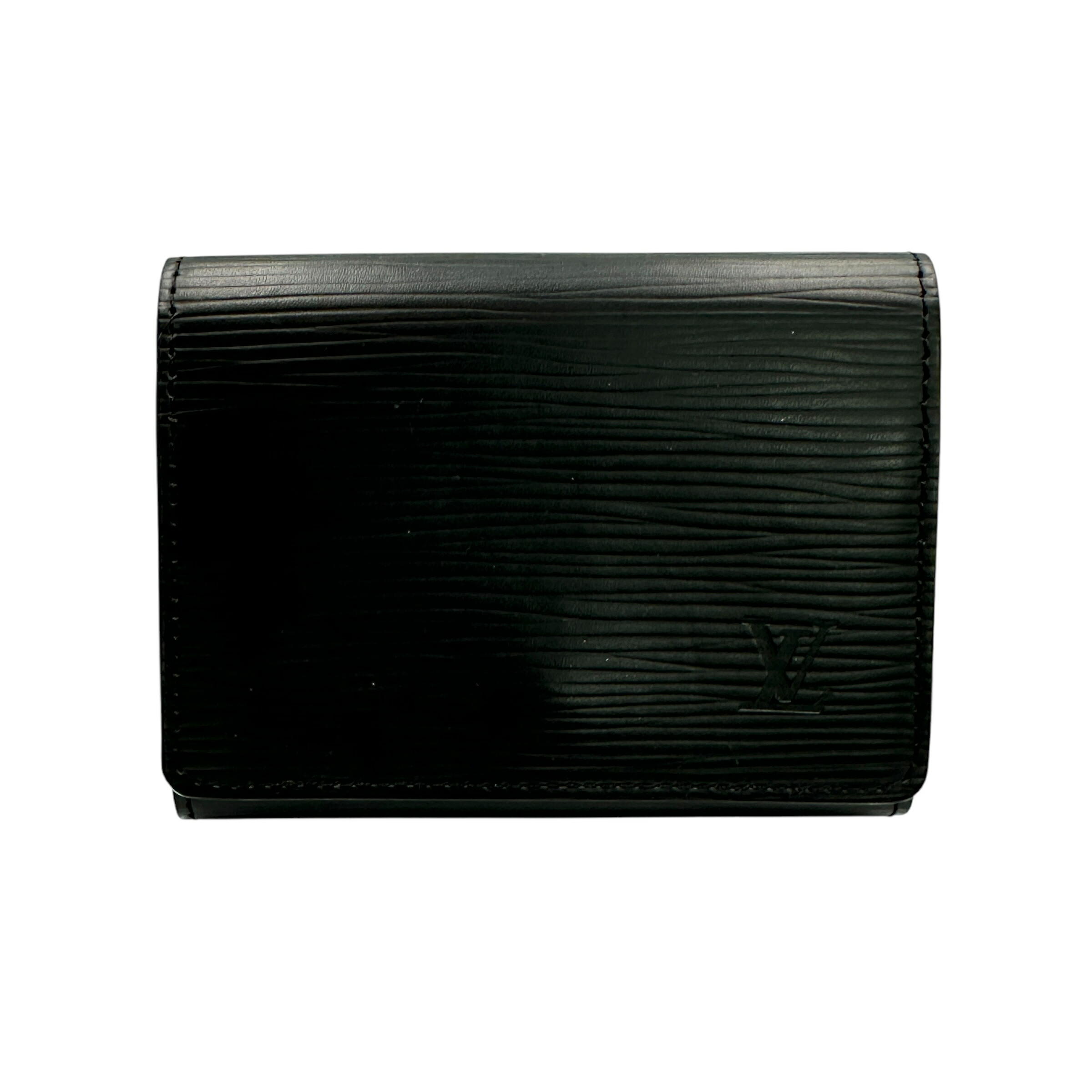 美品♦︎ルイヴィトン*エピ♦︎二つ折り長お札入れカード入れLV黒 LOUIS VUITTON 【LOUIS VUITTON】ルイ・ヴィトン 二つ折り長