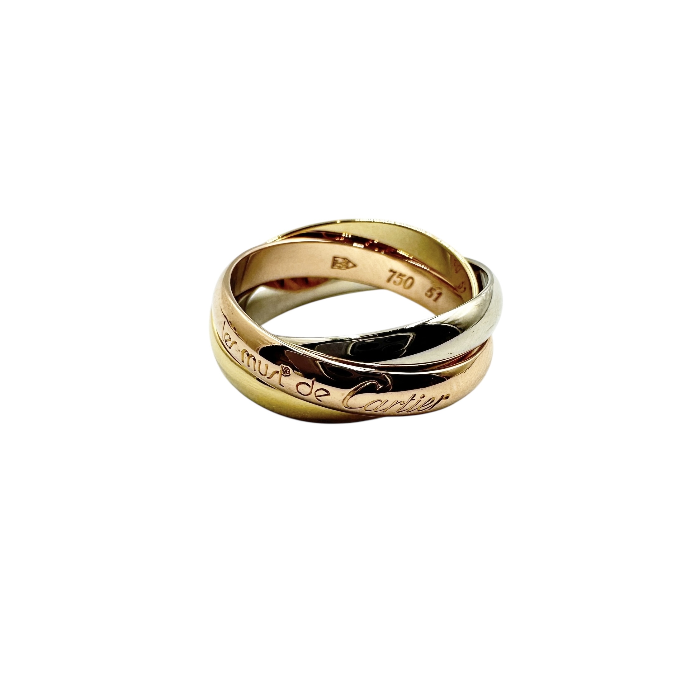 楽天市場】カルティエ トリニティ リング 指輪 K18 10号 Cartier : Le