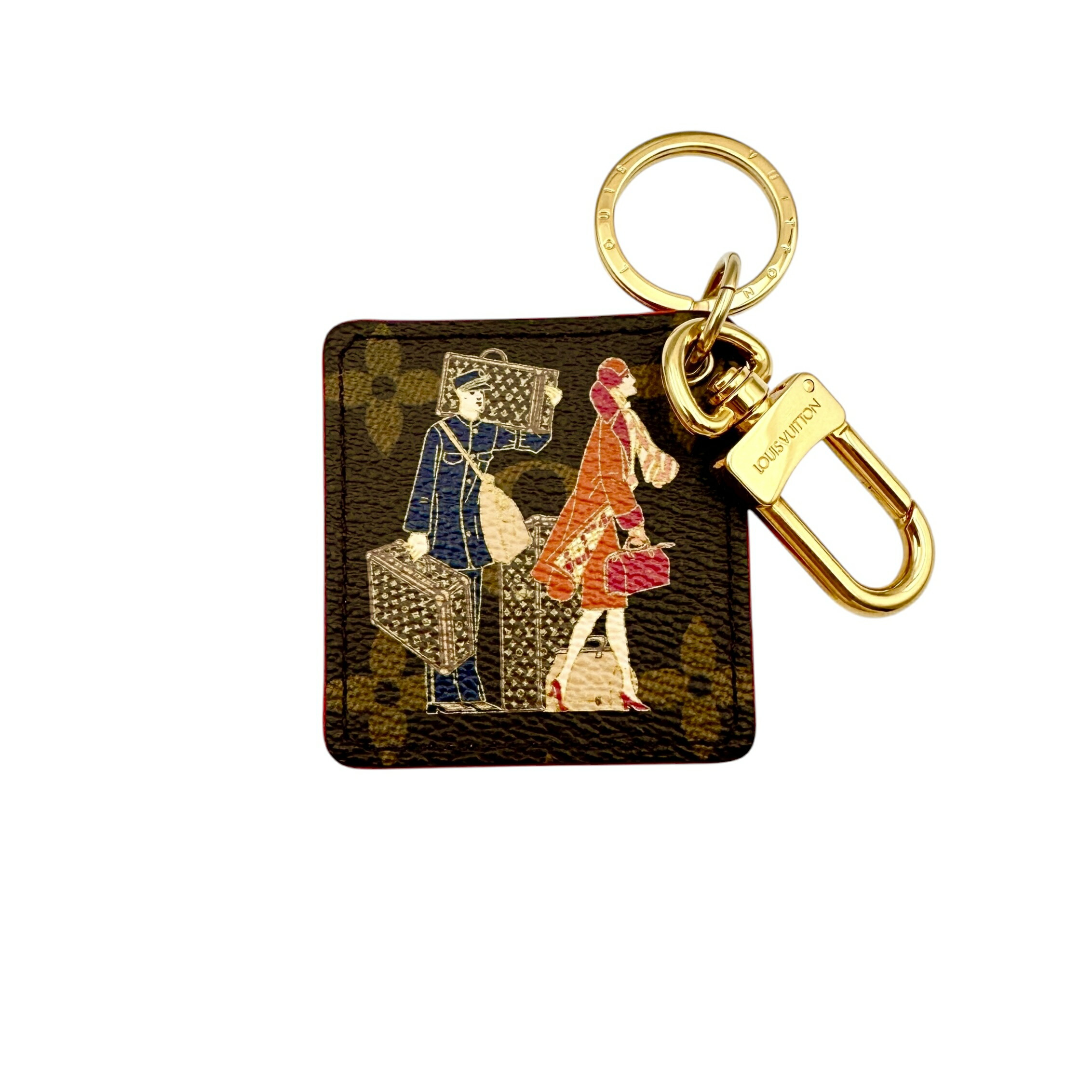ルイヴィトン キーホルダーポルトクレ LV ウルフ キーホルダー