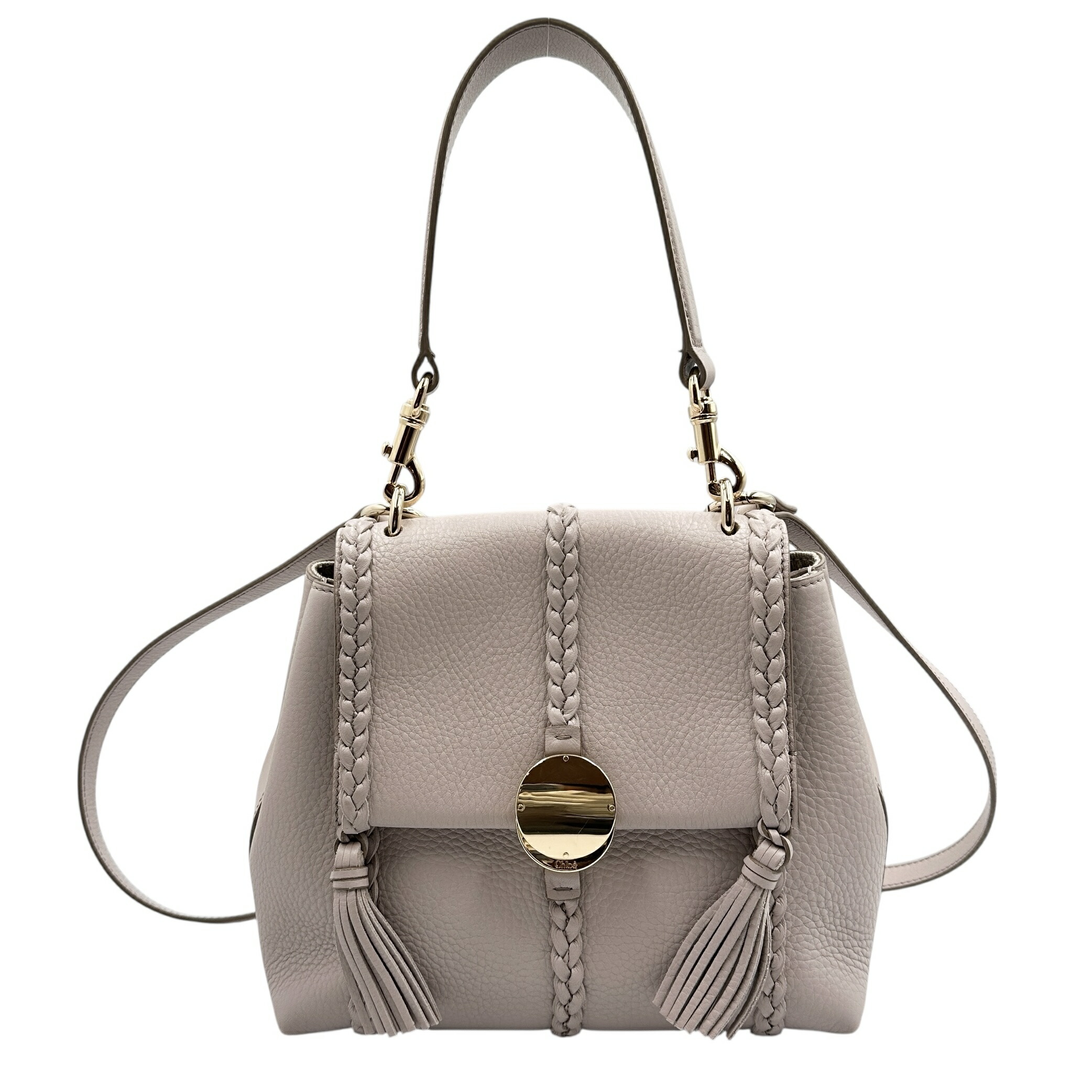Chloe クロエ ペネロペ 2WAY御徒面子 グレージュ 26994