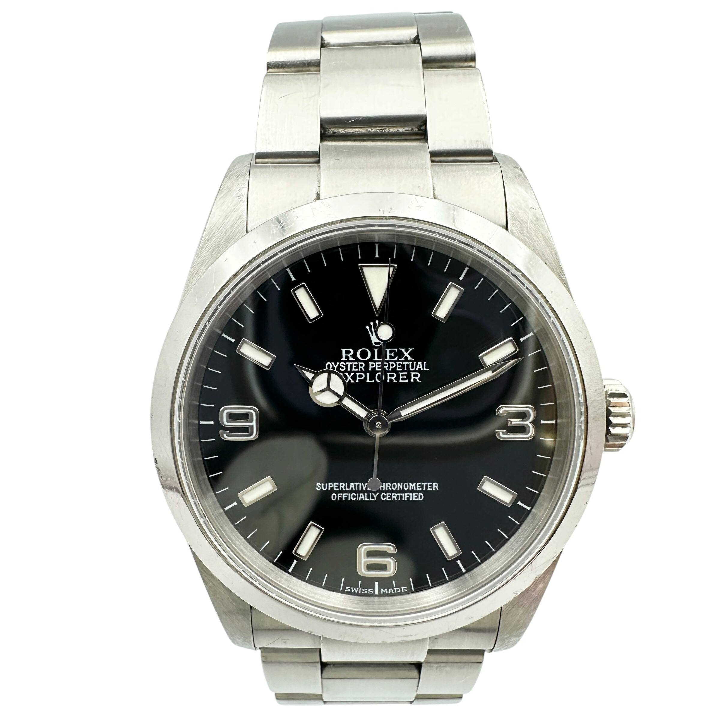 ROLEX ロレックス 114270 エクスプローラー1ステンレス鋼スチール写真 自動小銃一巻き 26634