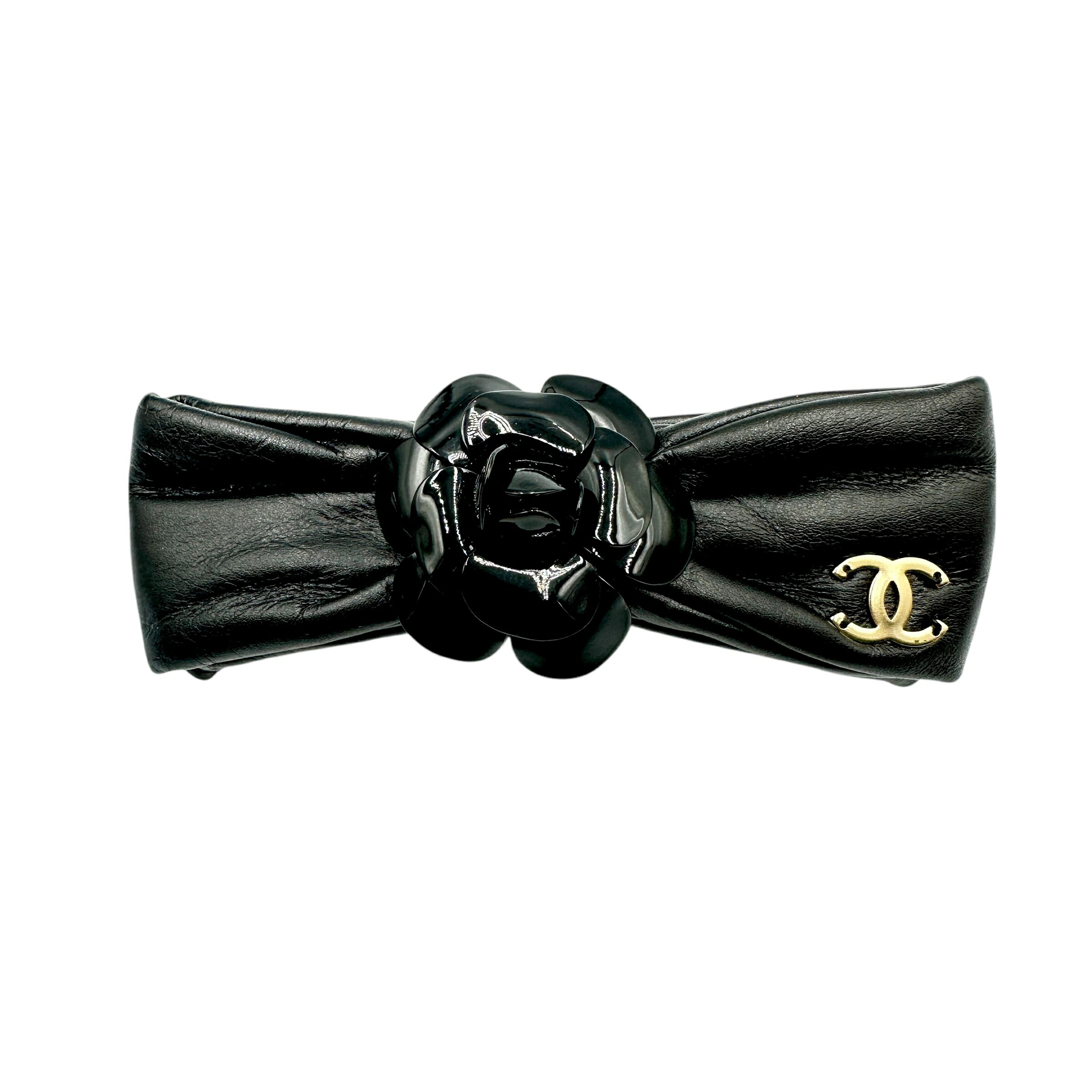 CHANEL シャネル バレッタ CHANEL<BR>シャネル ターンロック レザー バレッタ | CARA