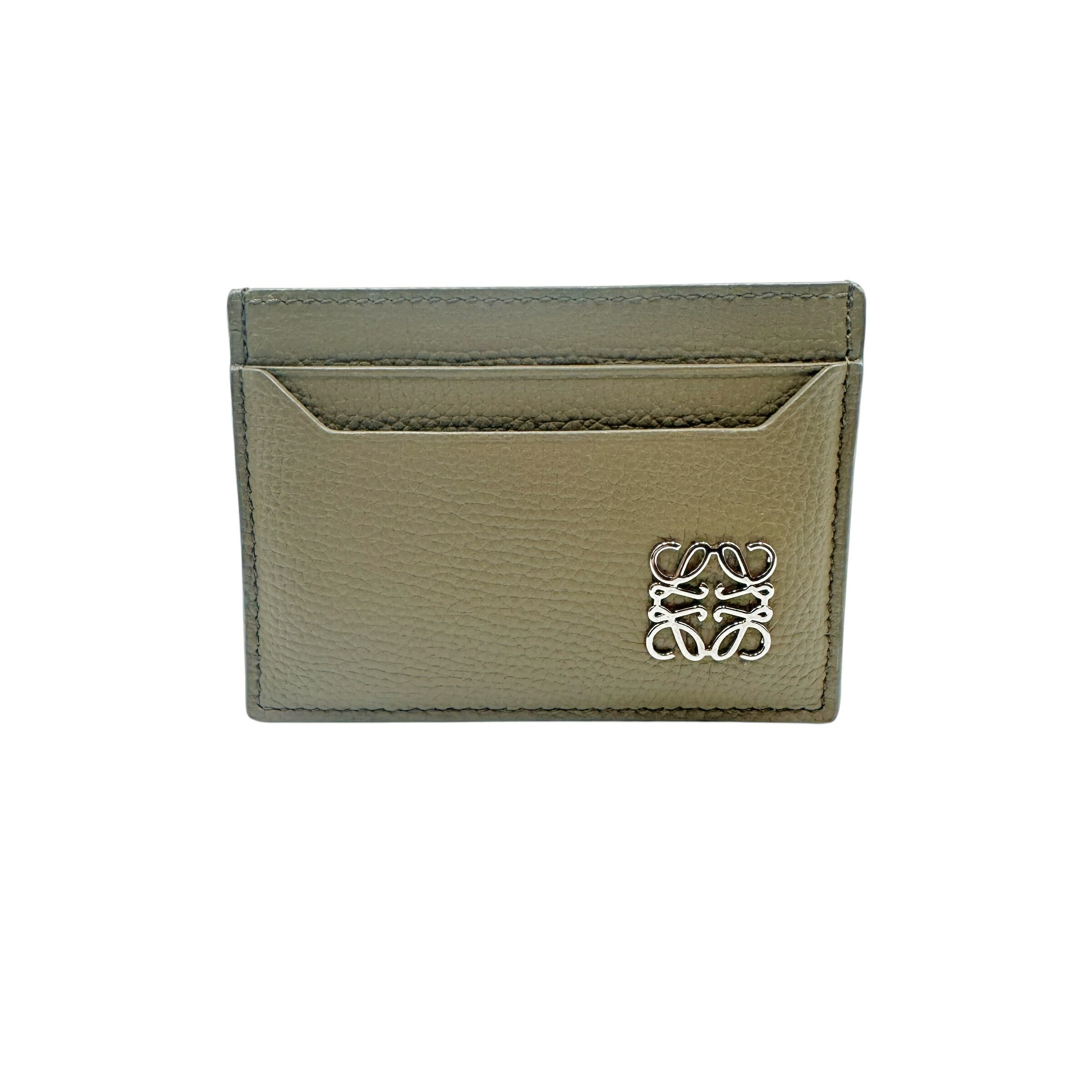LOEWE ネイビー レザー 名刺入れ LOEWE】ロエベ ビジネス カードホルダー レザー ロゴ 名刺入れ