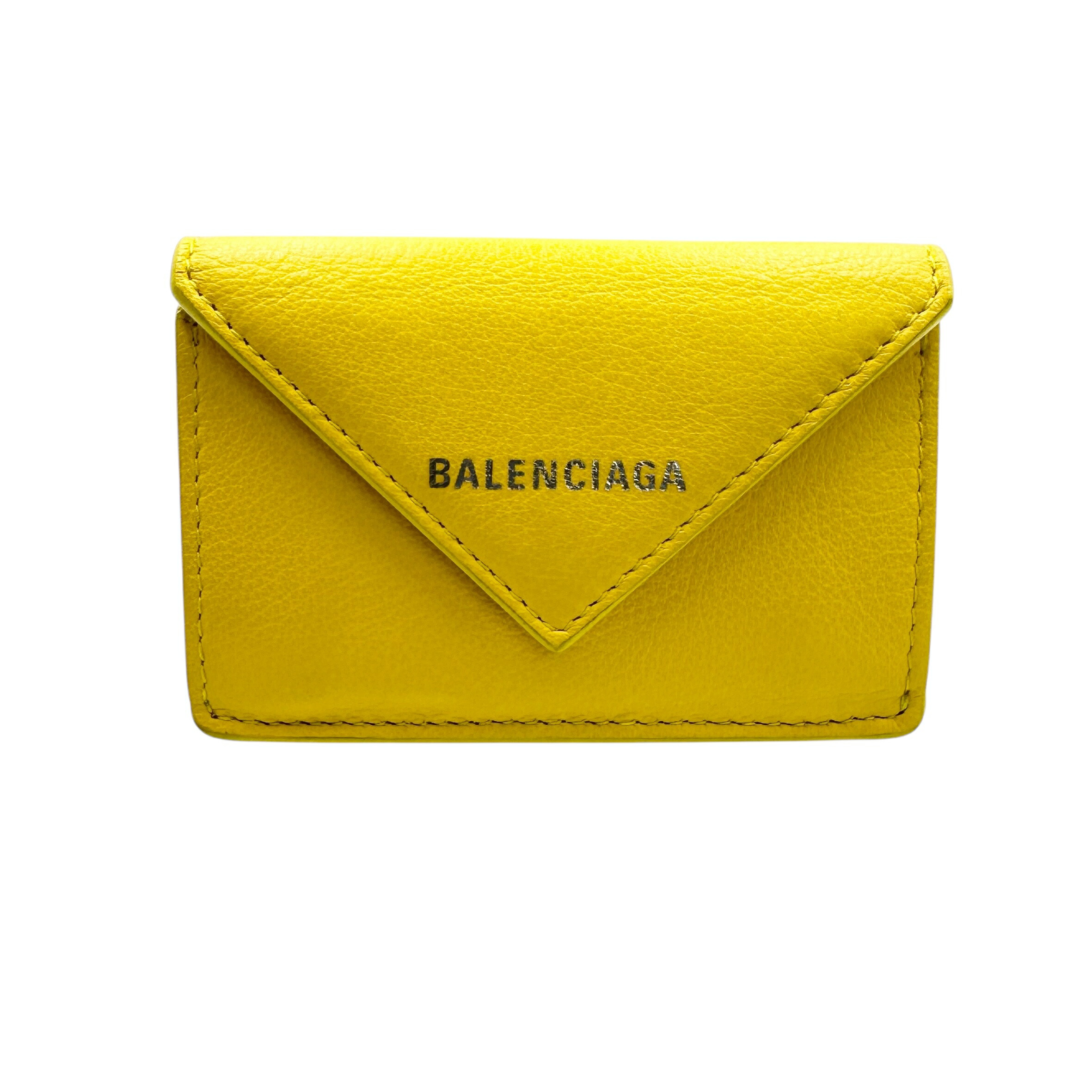 BALENCIAGA バレンシアガ ペーパーミニウォレット 三つ折り財布　小銭入 バレンシアガ BALENCIAGA 三つ折り財布 ペーパーミニウォレット