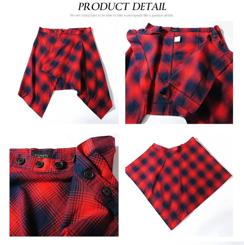 楽天市場 腰巻スカート ラップスカート メンズ スカート 巻きスカート ボトムス パンツ ファッション メンズファッション オシャレ デニム チェック ペイズリー Re Ap