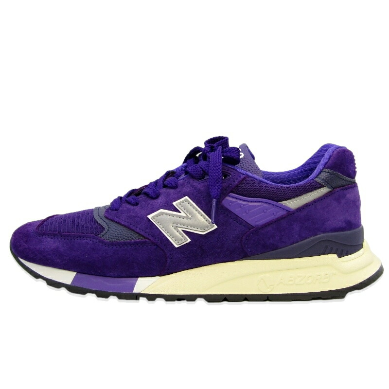 【楽天市場】【中古】美品 New Balance ニューバランス 28.5cm U998TE USA製 スエード ABZORB パープル 紫