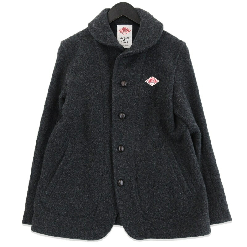 DANTON ウールジャケット サイズ38 グレー ◇[DT-A0210WLP]DANTON(ダントン) WOOL LIGHT PILE COVERALLS