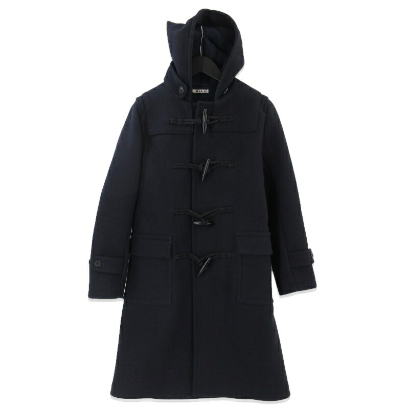 AURALEE ダッフルコート サイズ4 黒 楽天市場】【中古】AURALEE ウールカシミヤダッフルコート