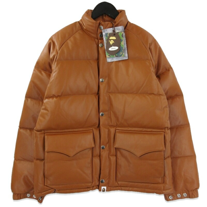 楽天市場】美品□A BATHING APE エイプ LEATHER CLASSIC DOWN