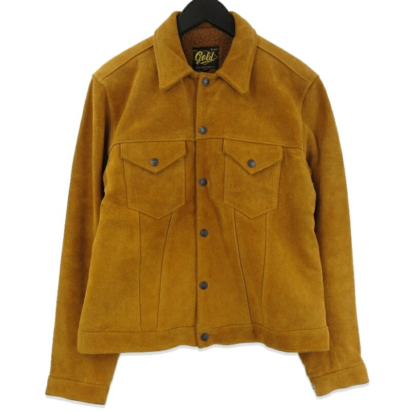 【楽天市場】【中古】Gold ゴールド カウスピリット ランチジャケット GL80342 Cowsprit Ranch Jacket スエード