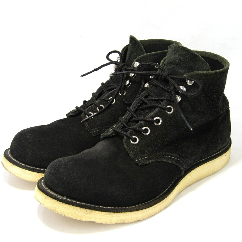 REDWING 8805 BEAMS別注 ブラックスエード8.5D 楽天市場】【中古】RED WING×BEAMS 別注 スーパーソール