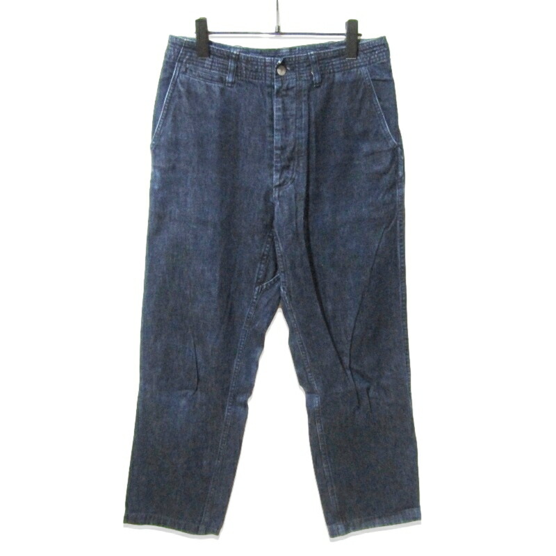 ササフラス　スプレイヤー5パンツ　14オンス　デニム　ブラック　L ササフラス Sprayer 5 Pants 14 Oz 27110538