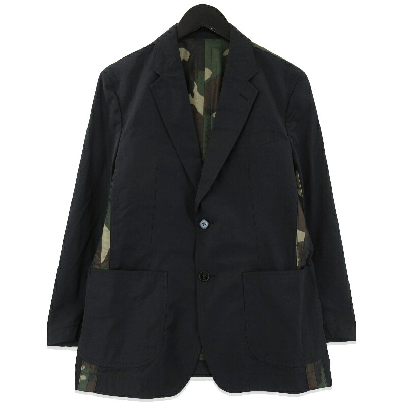 コムデギャルソンオム 段返り 3B テーラードジャケット しわ加工 Sサイズ コムデギャルソンオム 段返り 3B テーラードジャケット しわ加工