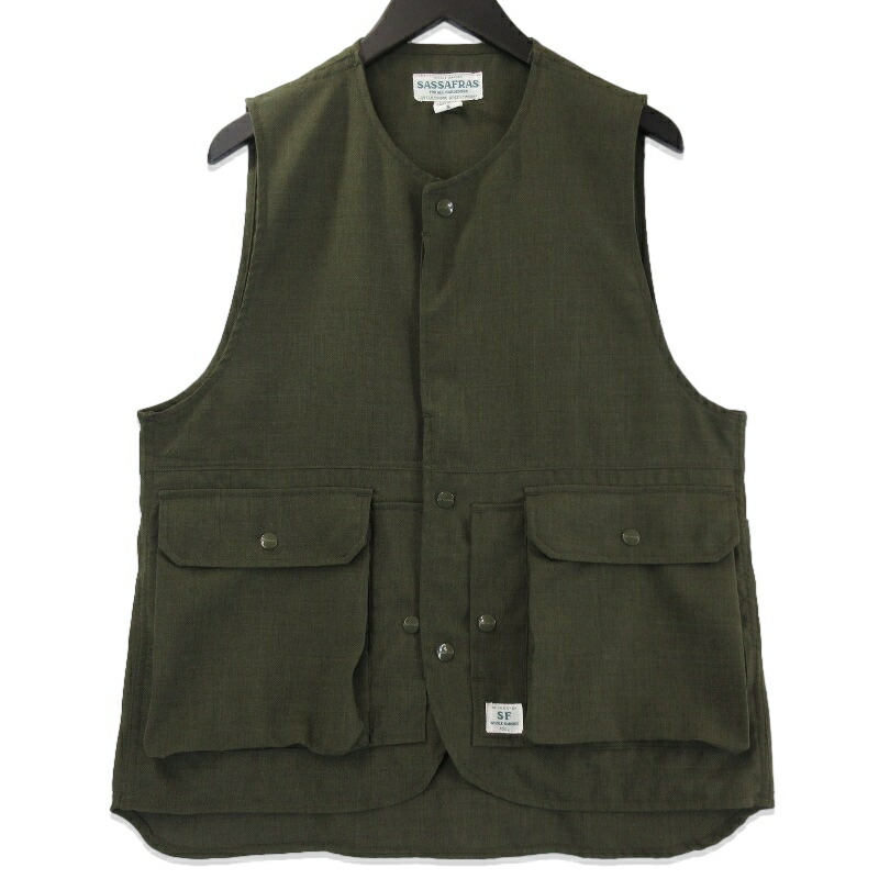 楽天市場】SASSAFRAS / Overgrown Hiker Vest ササフラス