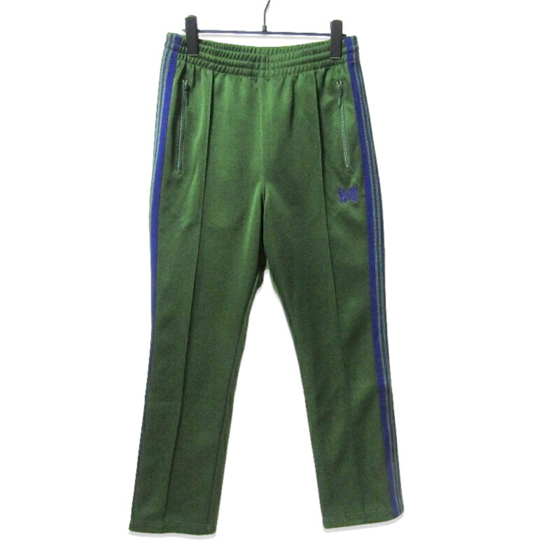 needles ニードルス トラックパンツ ナロー 緑 グリーン XS 楽天市場】【中古】Needles ニードルズ ナロー トラックパンツ