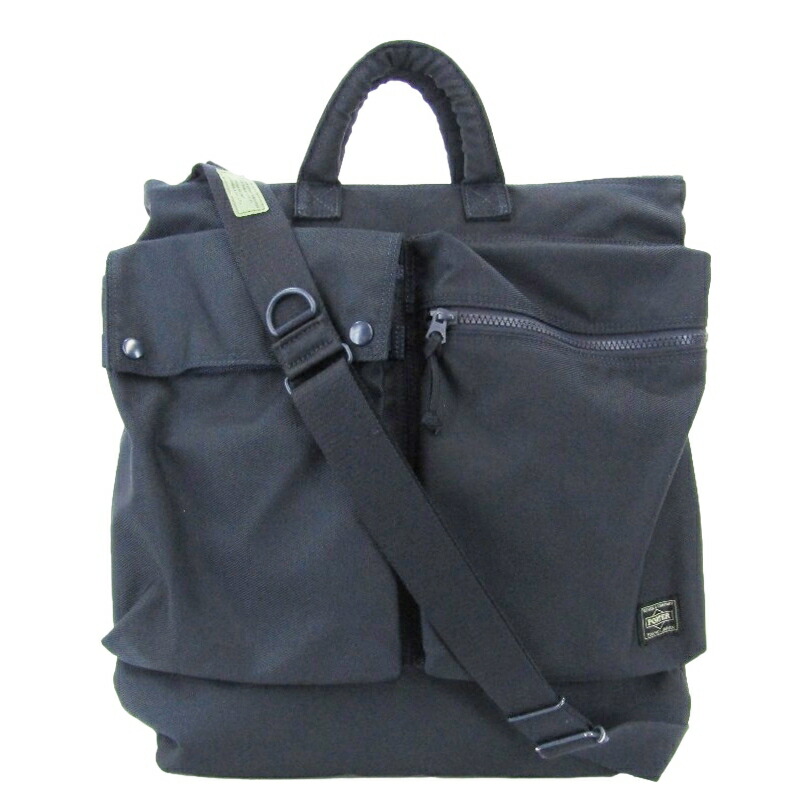 PORTER HOWL ブラック ポーター ハウル ヘルメットバッグミニ ○PORTER ポーター/ HOWL HELMETBAG MINI ヘルメットバッグミニ