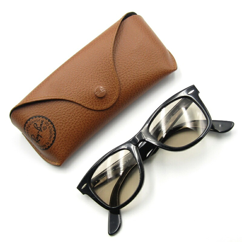 極美品　Ray-Ban　ウェイファーラー　サングラス　RB2140-F　べっ甲柄 RAYBANレイバン べっ甲柄 オリジナル ウェイファーラー RB2140-A