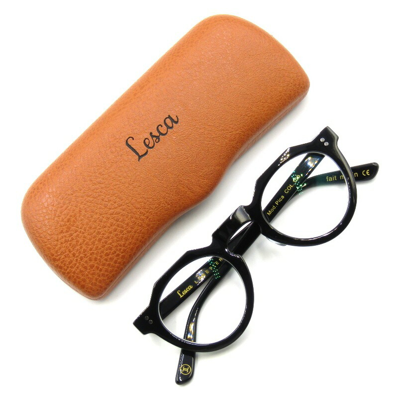 Lesca Lunetier レスカ ルネティエ メガネ 眼鏡フレーム ブラック P.2 C.160 Lesca LUNETIER レスカ ルネティエ メガネフレーム PICA Restock