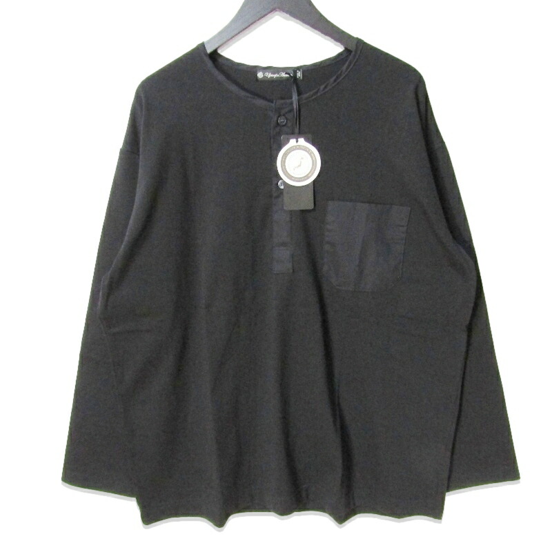 【週末値下げ】kinema waffle henley neck shirt M Maison Kinema(メゾンキネマ) / 23SS/waffle henley neck shirt