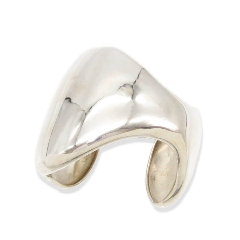 【中古】AGMES アグメス バングル GISELLE CUFF ジゼル カフ ブレスレット SV925 レディース USA製 シルバー 28010884