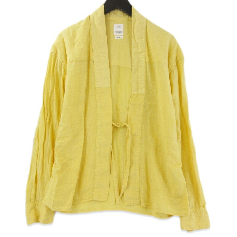 VISVIM ラモシャツ 　イエローベージュ　サイズ1 VISVIM ラモシャツ イエローベージュ サイズ1