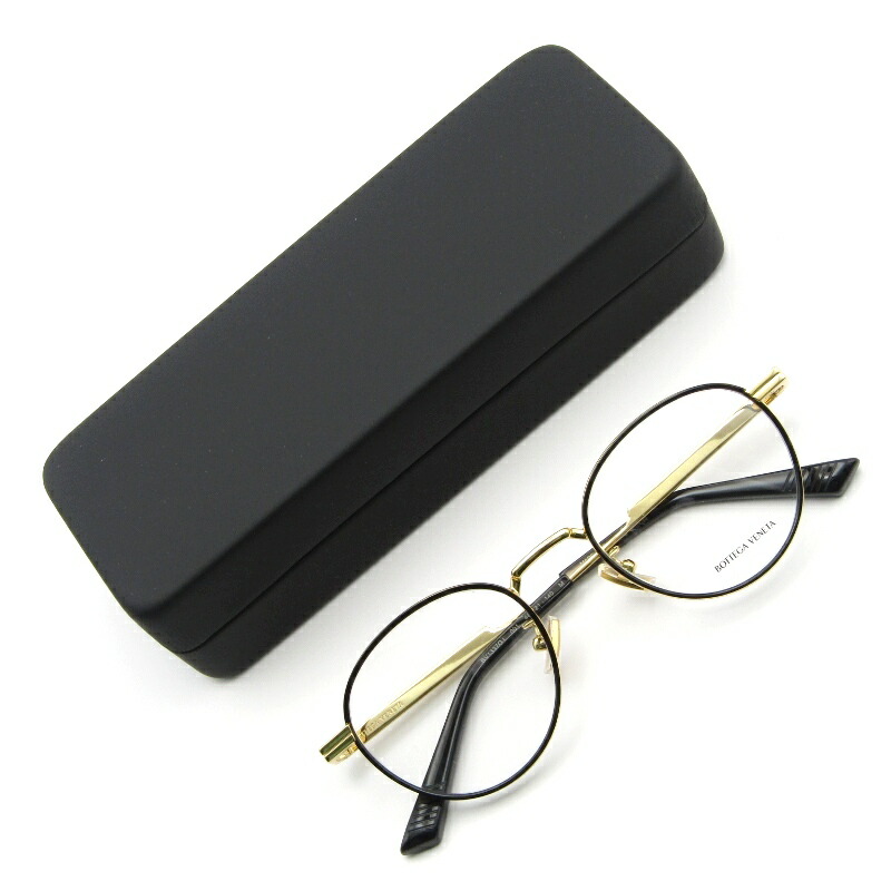 Bottega Veneta メガネケース ダークブラウン ボッテガヴェネタ レザー メガネケース