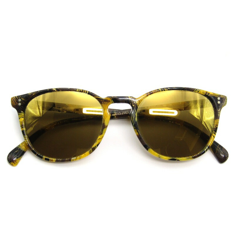 【中古】OLIVER PEOPLES L.A. × alain mikli オリバーピープルズ アランミクリ サングラス OV5298SU Finley 1622W4 Palmier SoleilEsq. SUN イタリア製 フィンリー スクエア Amber Goldstone メガネ 眼鏡 サングラス 65008891