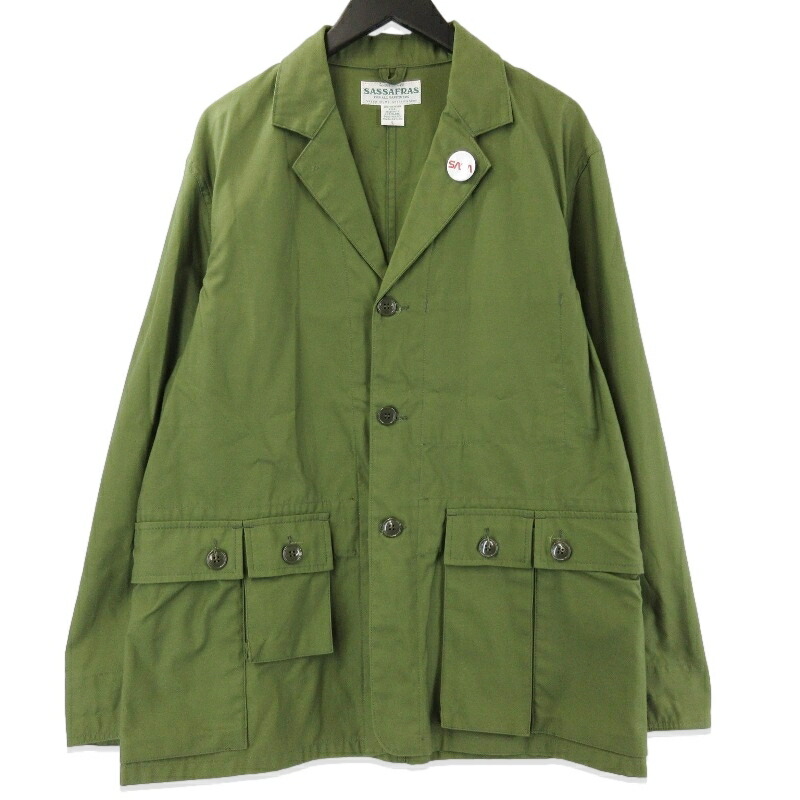 楽天市場】SASSAFRAS ササフラス 日本製 Gardenia EZ Jacket コットン
