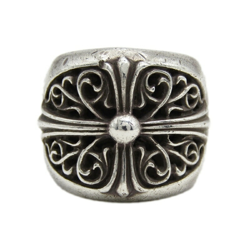 CHROME HEARTS クロムハーツ クラシックオーバルクロスリング 22号 ✳︎ クロムハーツ クラッシックオーバルクロスリング 22号 でめくろ