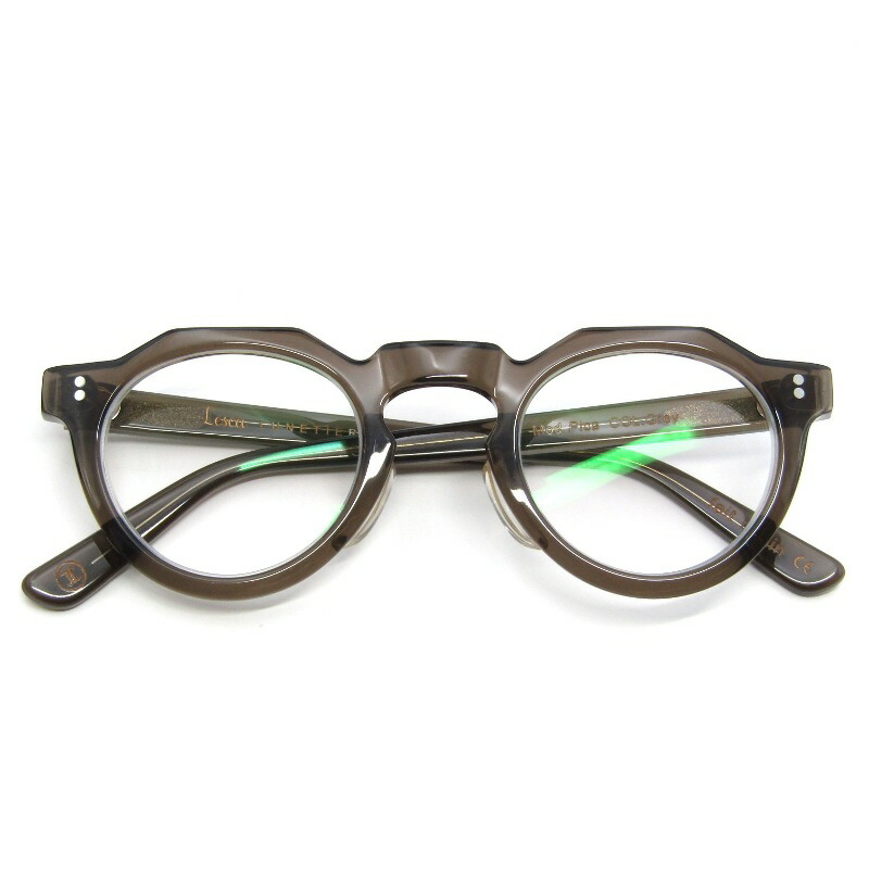 T*4様 Lesca LUNETIER レスカ ルネティエ メガネフレーム PI Lesca Lunetier レスカ ルネティエ P4 セルフレーム 眼鏡 ブラウン