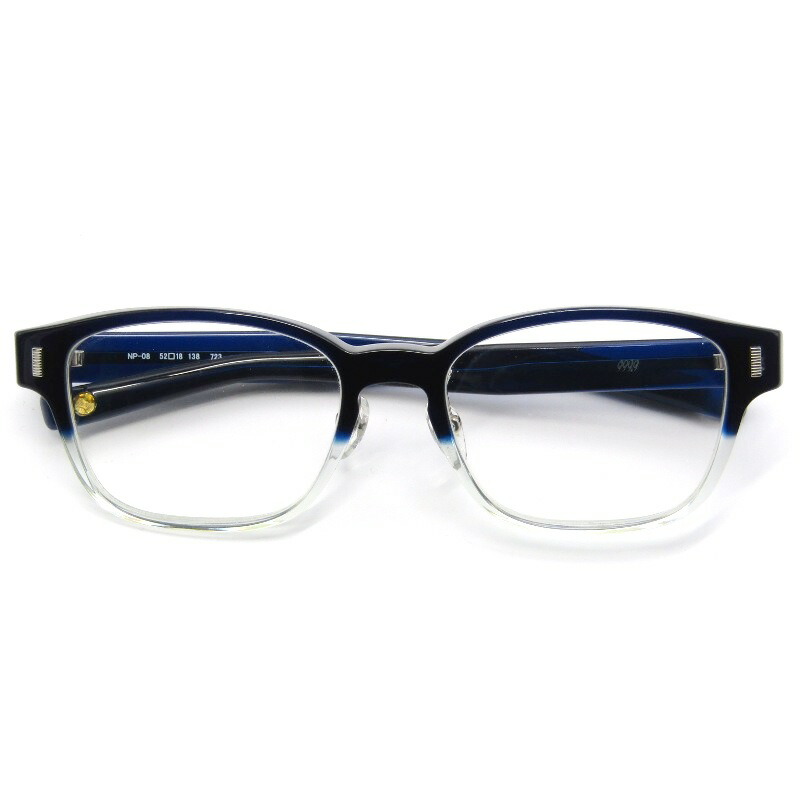 楽天市場】999.9 フォーナインズ NP-17 度入りレンズ スクエアメガネ