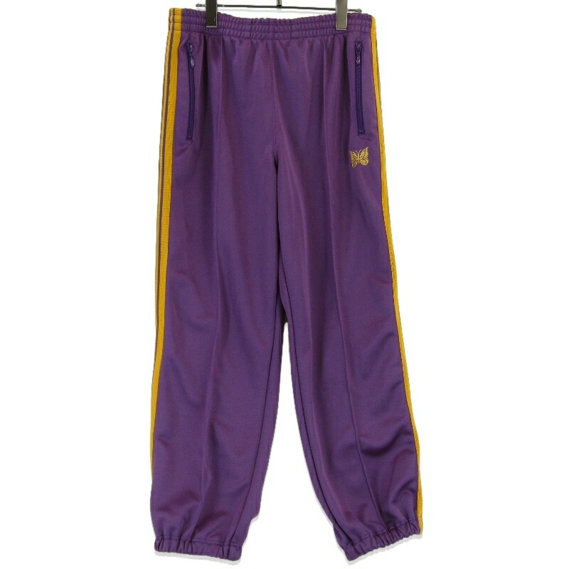 楽天市場】ニードルス×ブレス フェイクレザートラックパンツ ブラック