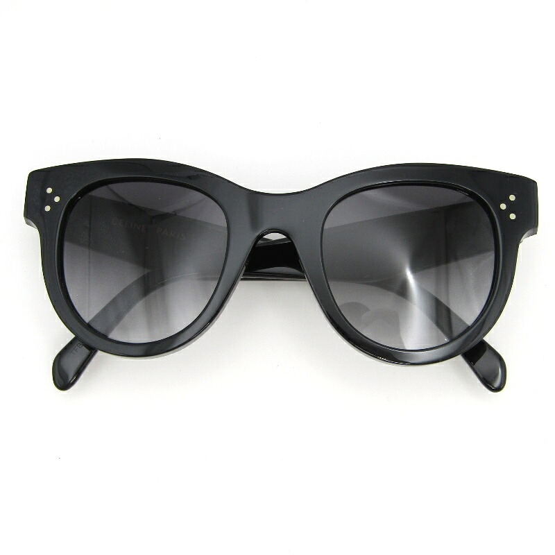 【中古】未使用 CELINE セリーヌ サングラス CL4003IN イタリア製 01B ブラック ボストン/キャットアイ USフィット スタンダードフィット GREY GRADIENT メガネ 眼鏡 54000160