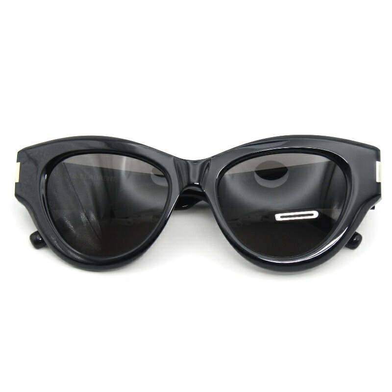 【中古】未使用 SAINT LAURENT PARIS サンローラン サングラス SL506 イタリア製 001 ブラック フォックス USフィット グレー メガネ 眼鏡 54000179