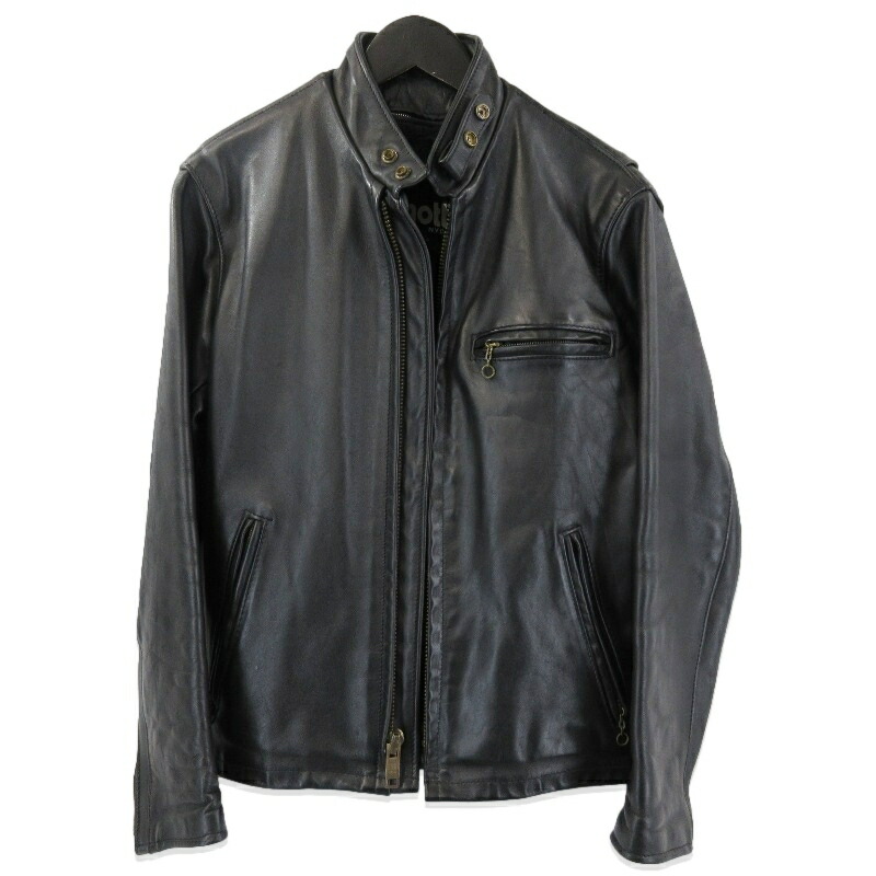 楽天市場】【中古】Schott641XX 逆ハの字 レザージャケット ブラック