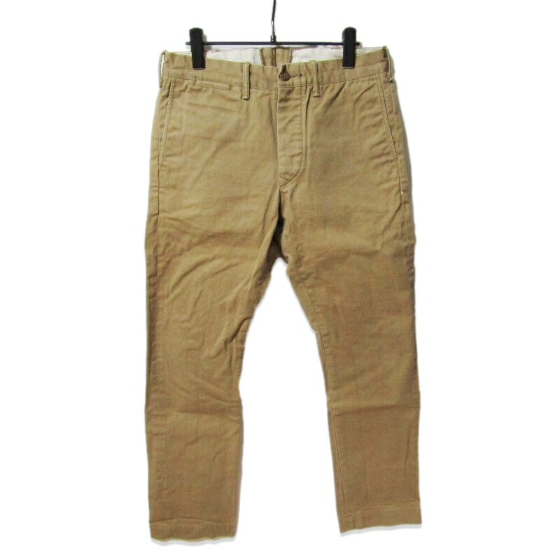 RRL ダブルアールエル ワークチノ USA製 タック ワイドストレート