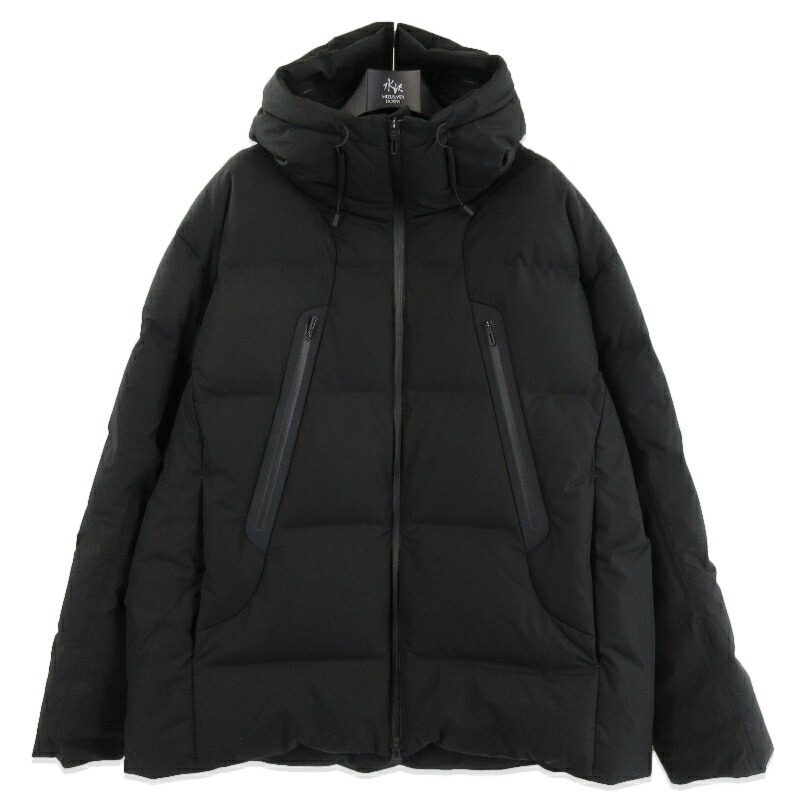 【中古】DESCENTE ALLTERRAIN デサントオルテライン MOUNTAINEER DAMYGK32U 水沢ダウン ダウンジャケット マウンテニア ブラック 黒 XAメンズ 71014612