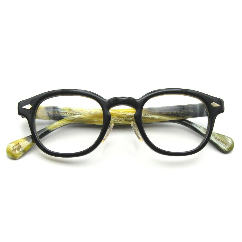【中古】MOSCOT モスコット メガネフレーム LEMTOSH 46 JPN LTD VII 中国製 レムトッシュ BKBH ブラック/バッファローホーン柄日本限定7段 ボスリントン ボストン/ウェリントン メガネ 眼鏡 サングラス 65009599 23,214円