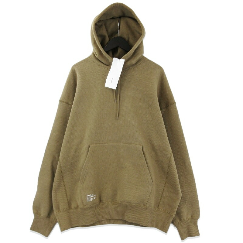 【中古】未使用 FreshService フレッシュサービス HEAVY OZ PULLOVER HOODIE FSC253-70237B プルオーバーパーカー COYOTE Lメンズ 71014810