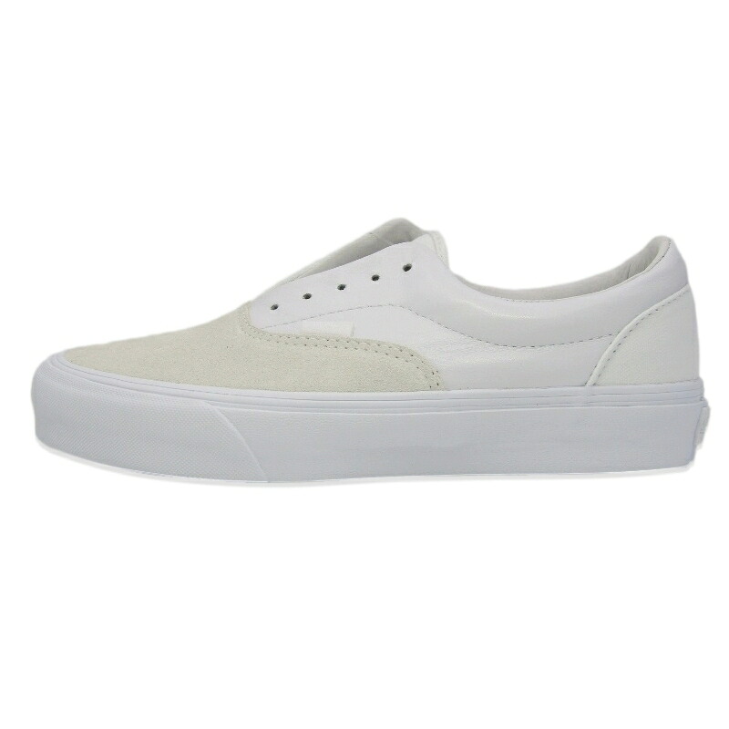 【中古】未当て嵌める VANS × ENGINEERED GARMENTS バンズ 26糎 Era Gore VLT LX VN0000SNWHT ヴァンズ エンジニアドガーメンツ 内鰓 WHITE 非対称 共同研究 スニーカー18001607