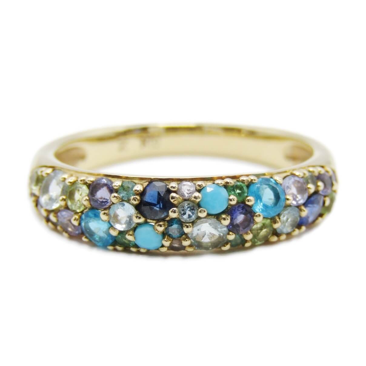 楽天市場】【中古】美品 Bizoux ビズー リング マルチカラージュエル