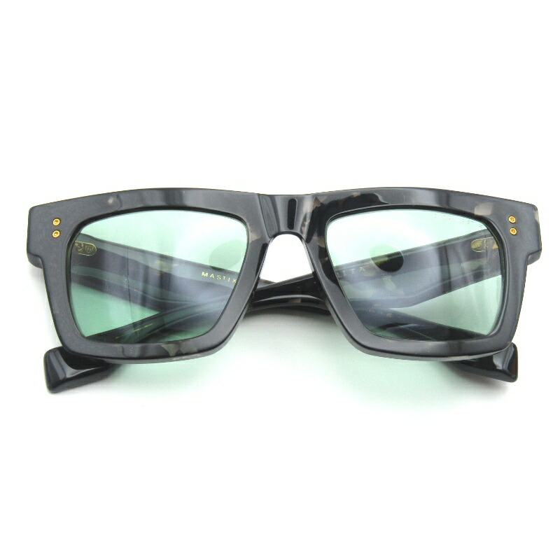【中古】未使用 DITA ディータ サングラス MASTIX DTS712-A-03 日本製 マスティックス ウェリントン アジアンフィット BLACK TOTRTOISEVINTAGE GREEN メガネ 眼鏡 サングラス 65009824