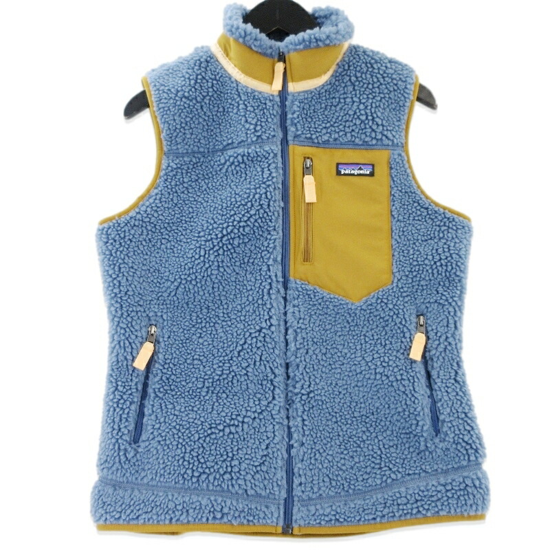 【中古】Patagonia パタゴニア クラッシックレトロX より良い 23083 24AW W CLASSIC RETRO-X VEST ウィメンズ ありがた味青色 M レディース  99000438