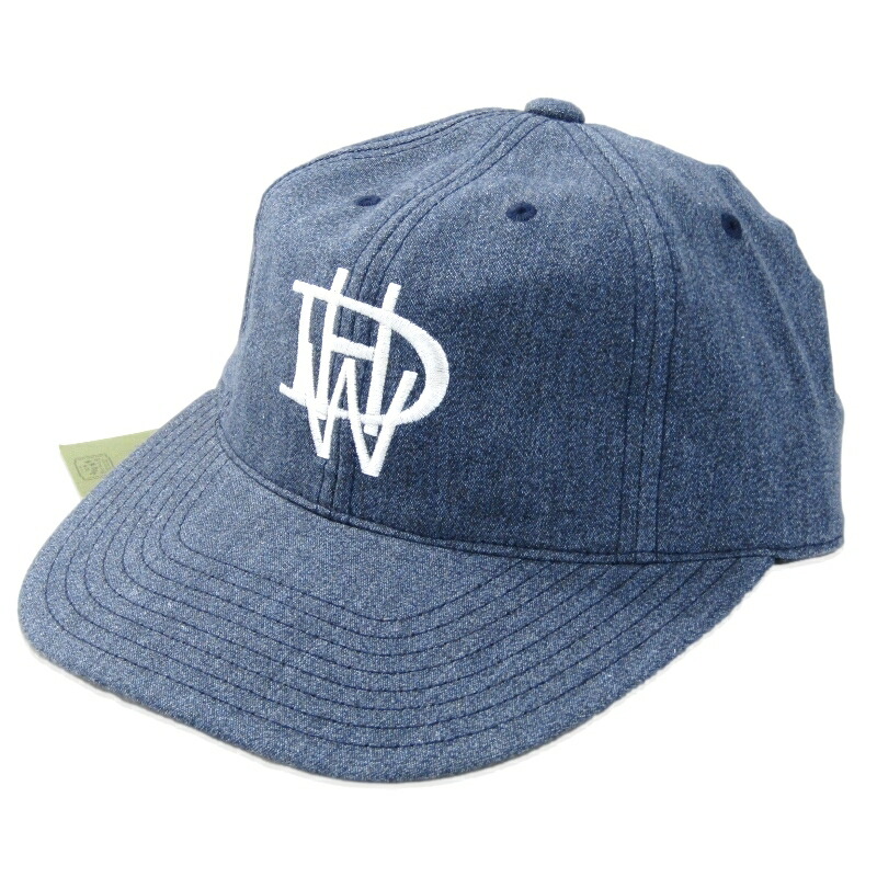 【中古】未使用 THE H.W.DOG\u0026CO. ドッグアンドコー ベースボールキャップ D-01032 40S BASEBALL CAP 25SS シャンブレー ネイビー 38 帽子 90010130