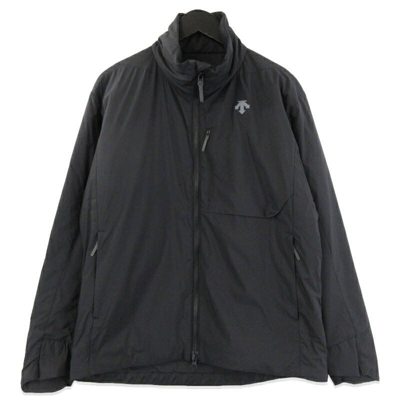【中古】DESCENTE デサント インサレーションジャケット DO5SJK02U 中綿 ナイロンジャケット ブラック 黒 Sメンズ 71015159