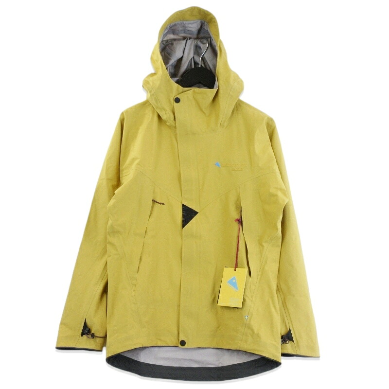 【中古】未使用 Klattermusen クレッタルムーセン Asynja Jacket 10651 アシーニャ ジャケット ライトシェルジャケット Amber Gold XS マウンテンパーカー メンズ 70017535
