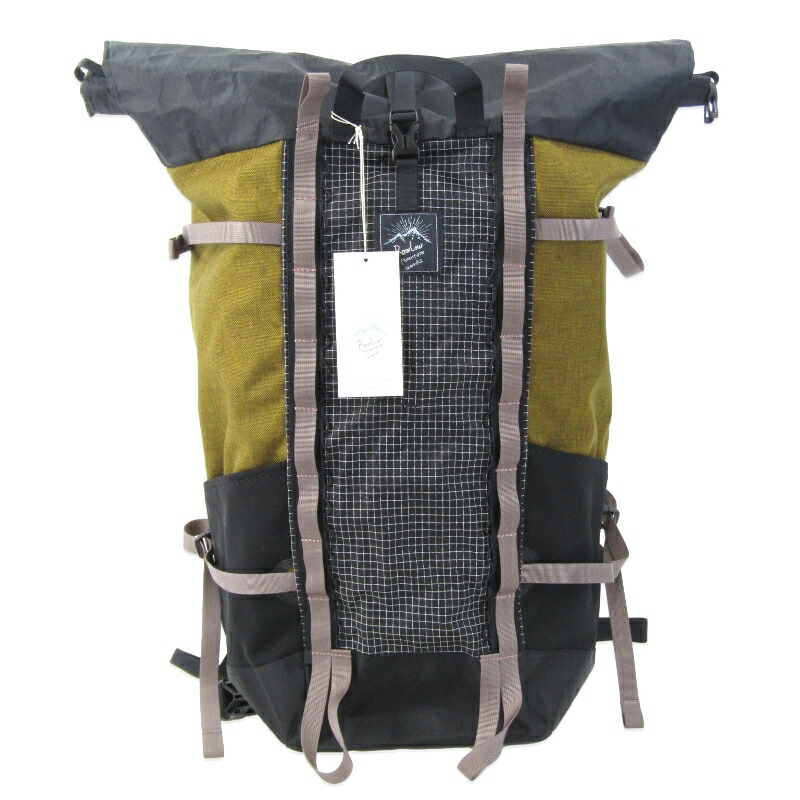 【中古】未使用 RawLow Mountain Works ロウロウマウンテンワークス バックパック Antelope アンテロープ アルパインパック Walnut S/M 36-40L ザック※背面長420mm バッグ 鞄 90010166