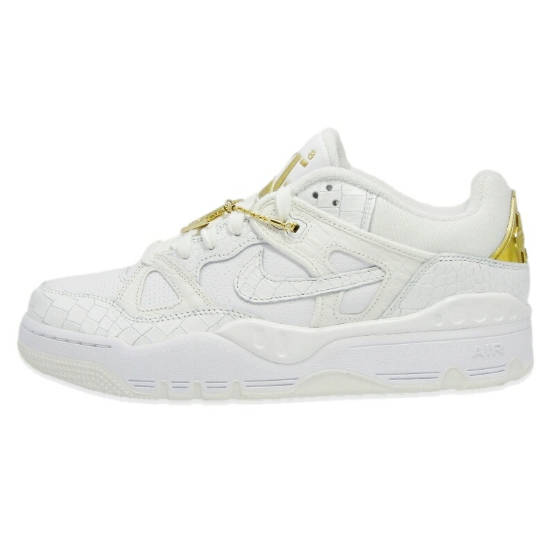 【中古】未使用 NIGO × NIKE ナイキ 27.5cm AIR FORCE 3 LOW SP HF7630-100 ニゴー エアフォース3 ローカット 2024年製 WHITE/GOLD スニーカー 18001767